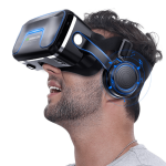 VRshinecon With Remote Controller & Headset 3D